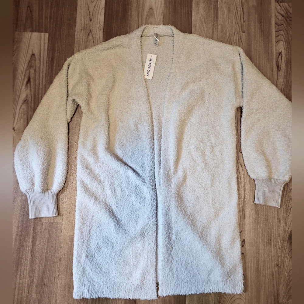 New With Tags Light Grey Cardigan